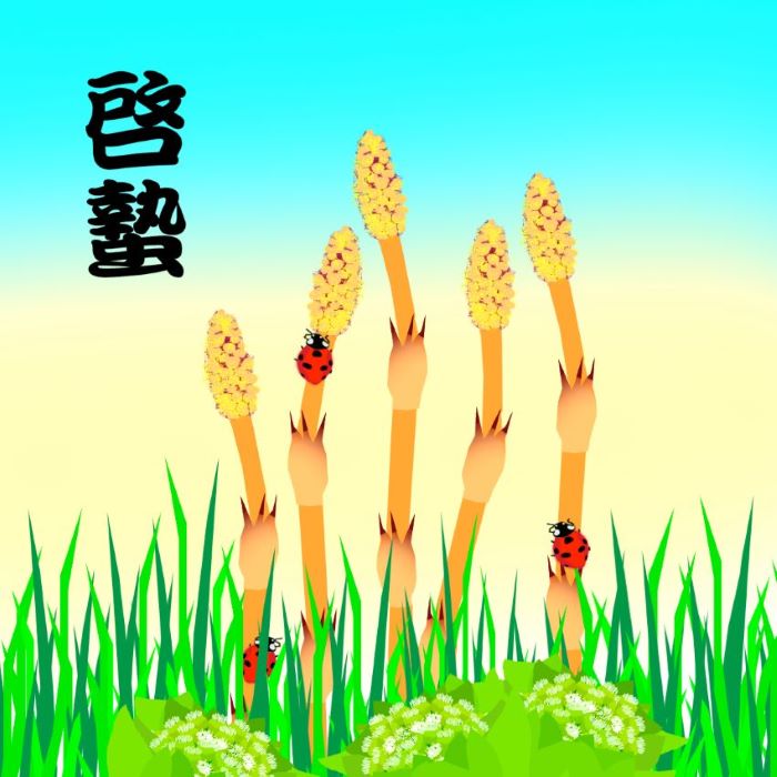 啓蟄の意味と虫が動き出す春を解説するイメージ